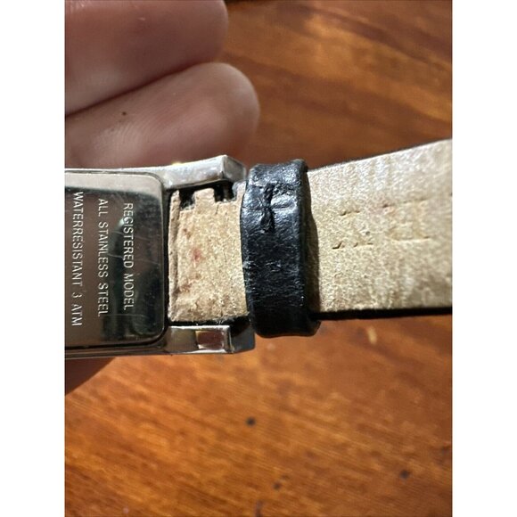 Burberry 14000 L Wristwatch Swiss Made Rectangular Stainless Steel Battery Black - Picture 13 of 17